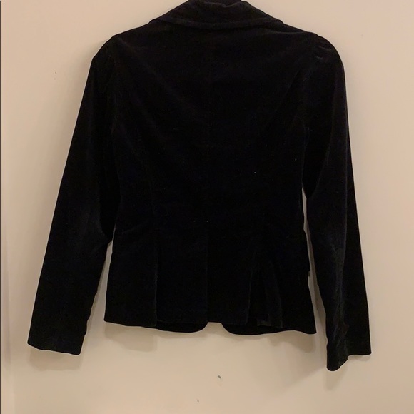 Black velvet blazer - Picture 3 of 3